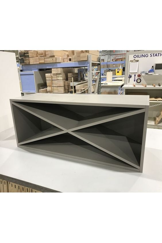 Wall Open Cabinet with "X" Partition/Divider - Image 5