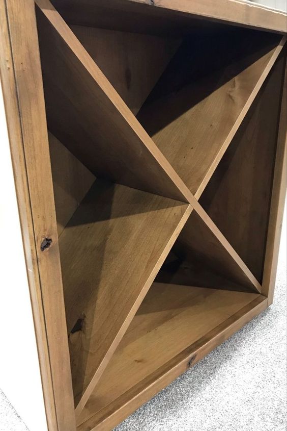 Wall Open Cabinet with "X" Partition/Divider - Image 3