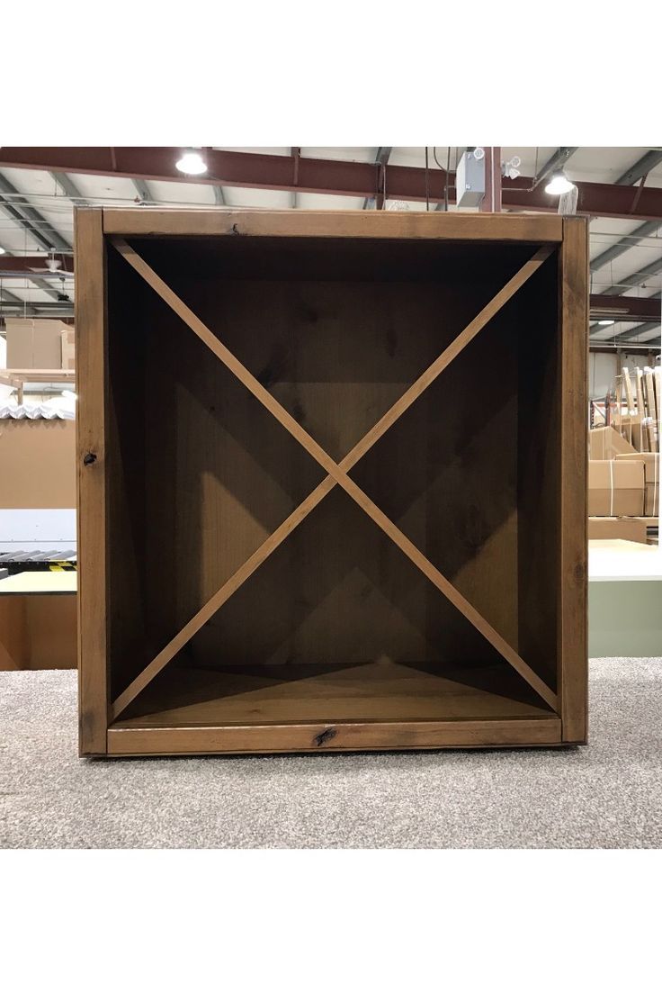 Wall Open Cabinet with "X" Partition/Divider - Image 4