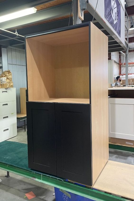 Tall Oven Cabinet with 2 Double Trash Units - Image 2