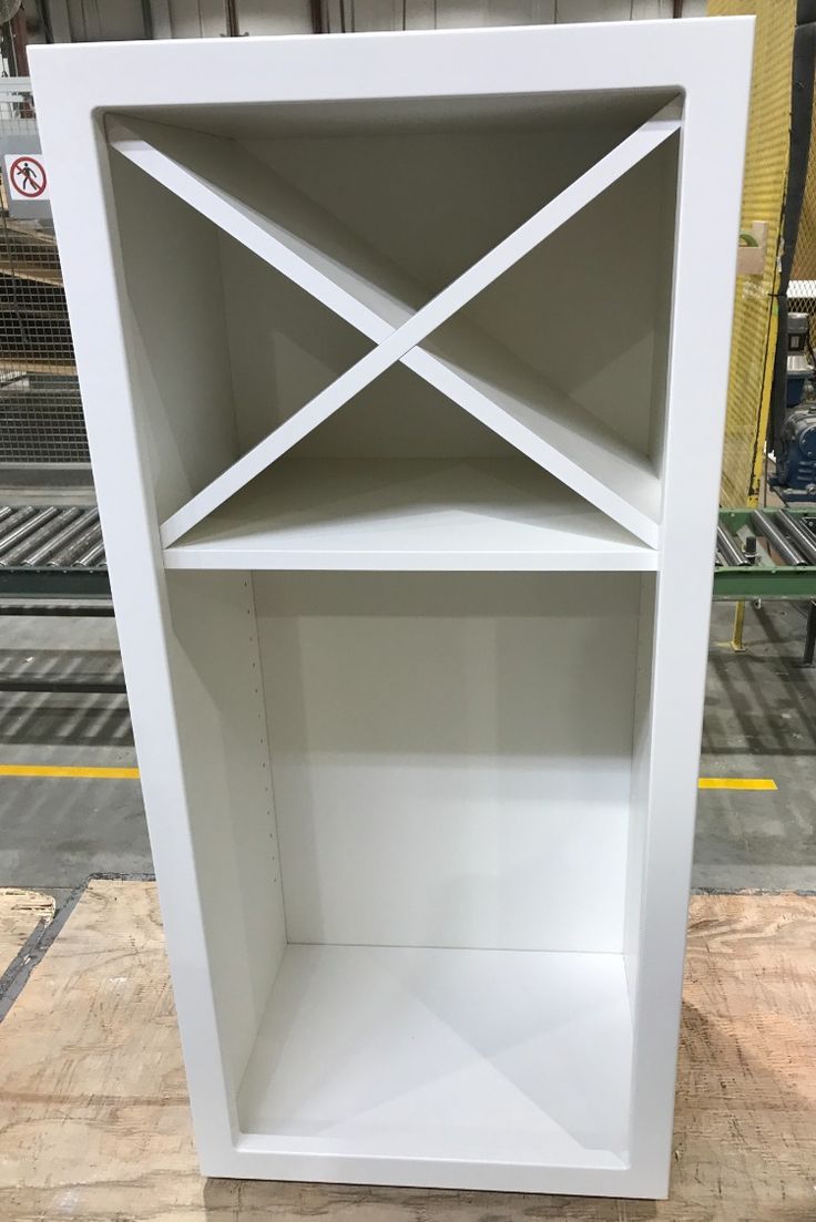 Wall Open Cabinet with "X" Partition/Divider - Image 2
