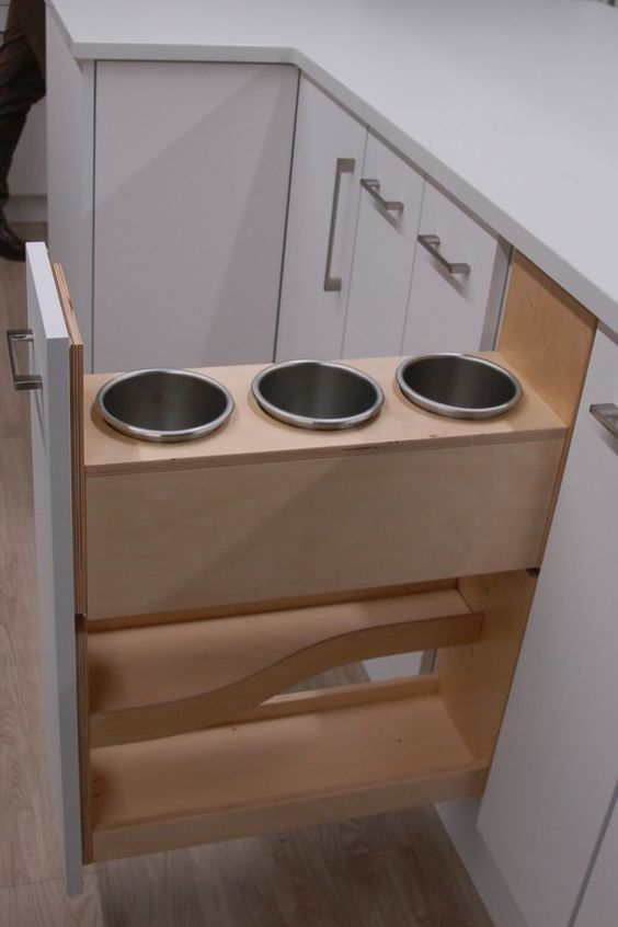 Base Slim Pantry with Bain Marie Pots