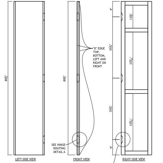 Peninsula Column to be Used as Door