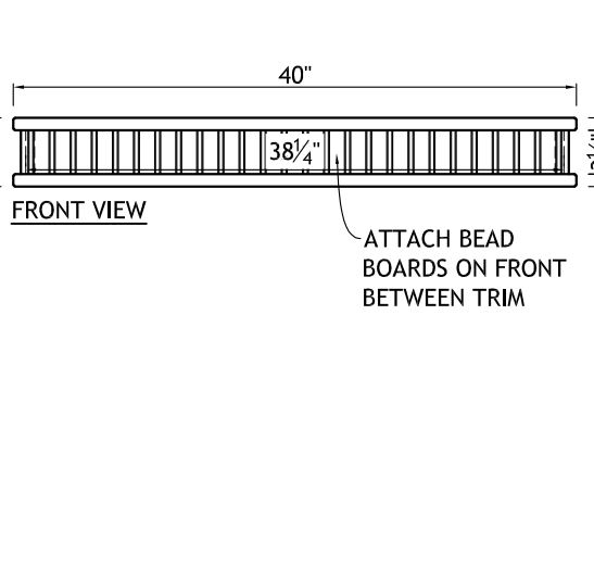 Hood Bottom with Bead Board