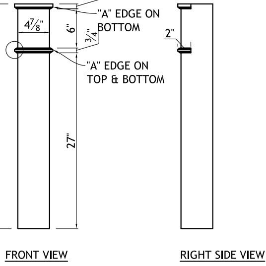 Pillar with Moulding