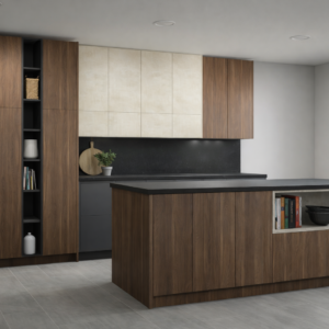 One Wall Kitchen with Island