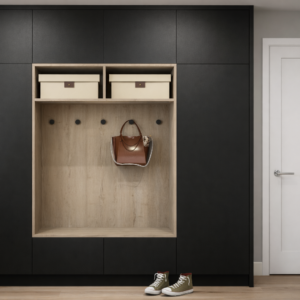 Framed Mudroom Closet